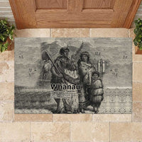 Whanau Maori Language Rubber Doormat Te Reo Maori Inspired Art