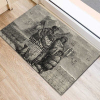 Whanau Maori Language Rubber Doormat Te Reo Maori Inspired Art