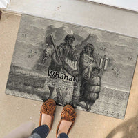 Whanau Maori Language Rubber Doormat Te Reo Maori Inspired Art