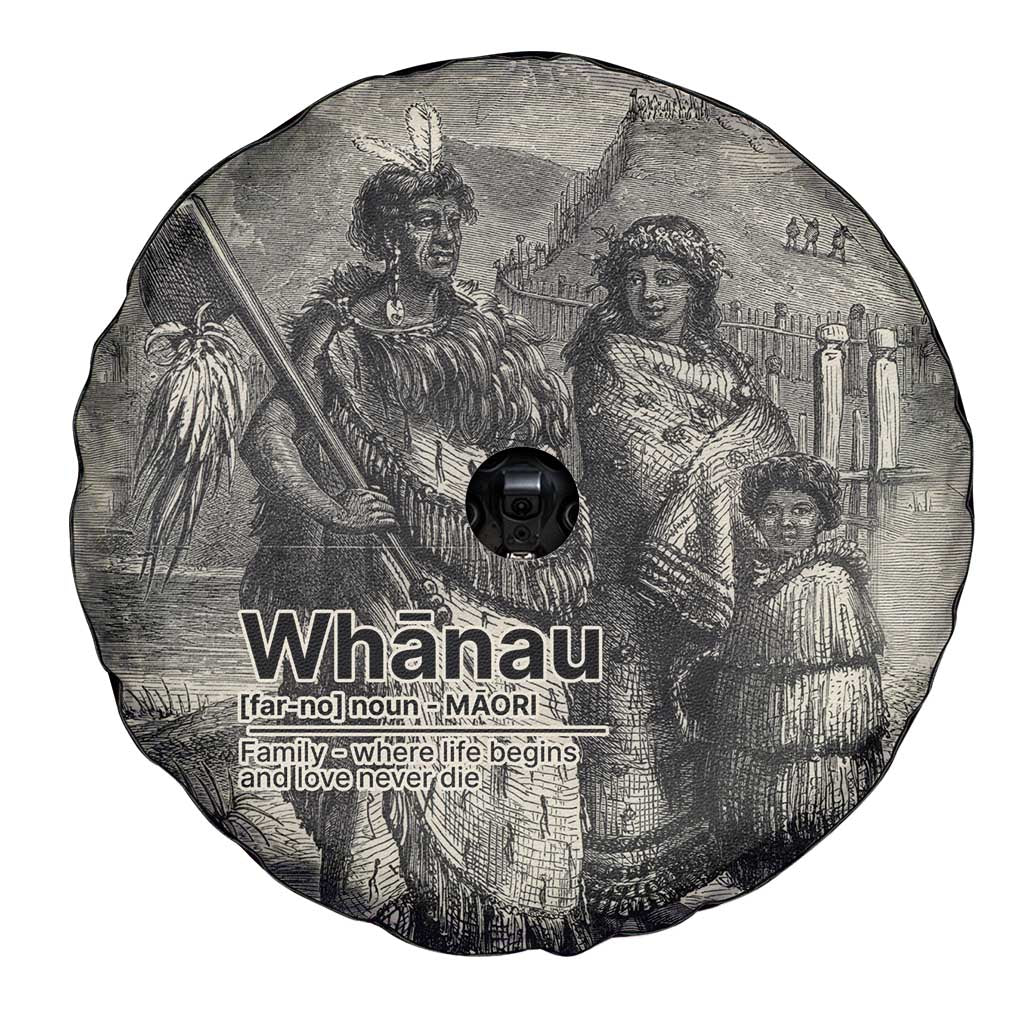 Whanau Maori Language Spare Tire Cover Te Reo Maori Inspired Art