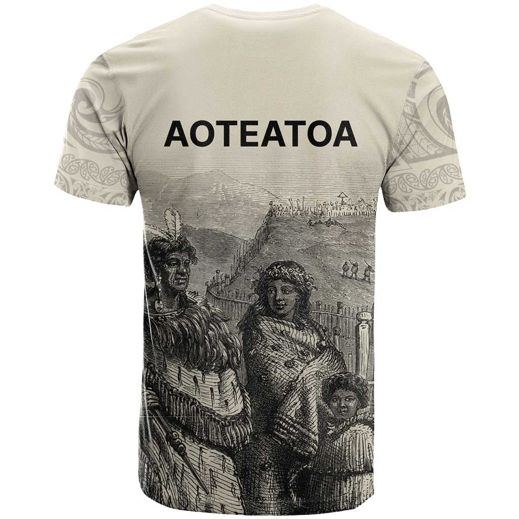 Whanau Maori Language T Shirt Te Reo Maori Inspired Art LT9 - Polynesian Pride