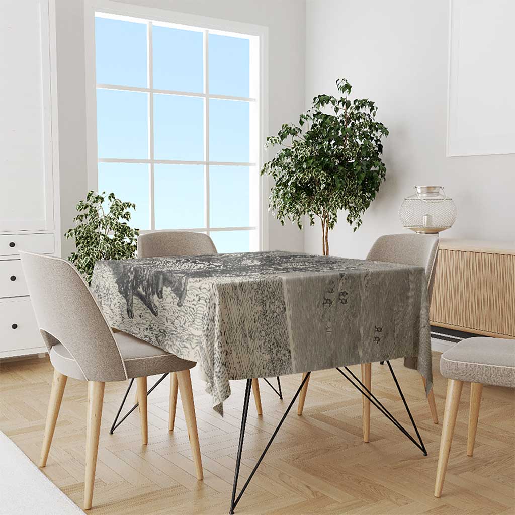 Whanau Maori Language Tablecloth Te Reo Maori Inspired Art