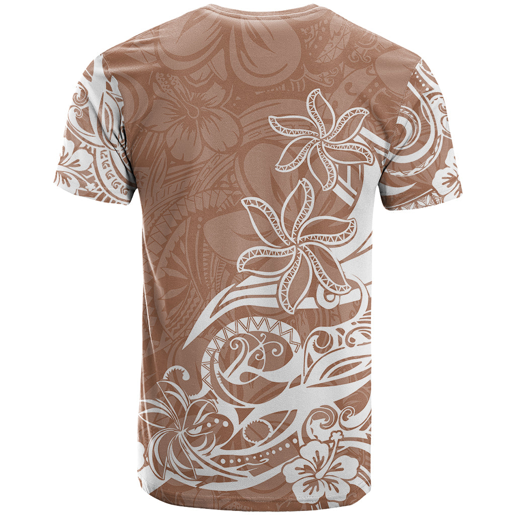 Polynesian Sunset Plumeria T Shirt Pacific Island Tribal Nude Style LT9 - Polynesian Pride