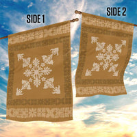 Hawaiian Quilt Block Design Garden Flag Gold Hawaii Culture Motifs LT9 - Polynesian Pride