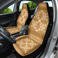 Hawaiian Quilt Pattern Car Seat Cover Gold Hawaii Culture Tropical - Polynesian Pride