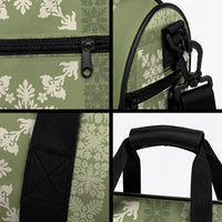 Hawaiian Quilt Pattern Duffle Bag Lime Hawaii Culture Tropical LT9 - Polynesian Pride