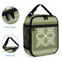 Hawaiian Quilt Pattern Lunch Bag Lime Hawaii Culture Tropical LT9 - Polynesian Pride