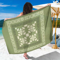 Hawaiian Quilt Pattern Sarong Lime Hawaii Culture Tropical - Polynesian Pride