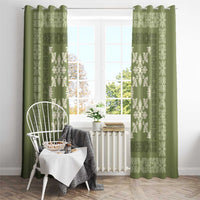 Hawaiian Quilt Pattern Window Curtain Lime Hawaii Culture Tropical LT9 - Polynesian Pride