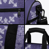 Hawaiian Quilt Pattern Duffle Bag Purple Hawaii Culture Tropical LT9 - Polynesian Pride