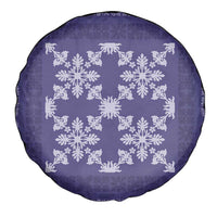 Hawaiian Quilt Pattern Spare Tire Cover Purple Hawaii Culture Tropical - Polynesian Pride