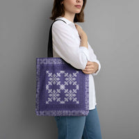 Hawaiian Quilt Pattern Tote Bag Purple Hawaii Culture Tropical LT9 - Polynesian Pride