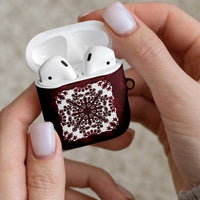 Palm Leaf Quilt Pattern AirPods Case Hawaii Culture Floral - Polynesian Pride