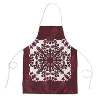 Palm Leaf Quilt Pattern Apron Hawaii Culture Floral - Polynesian Pride