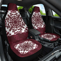 Palm Leaf Quilt Pattern Car Seat Cover Hawaii Culture Floral - Polynesian Pride