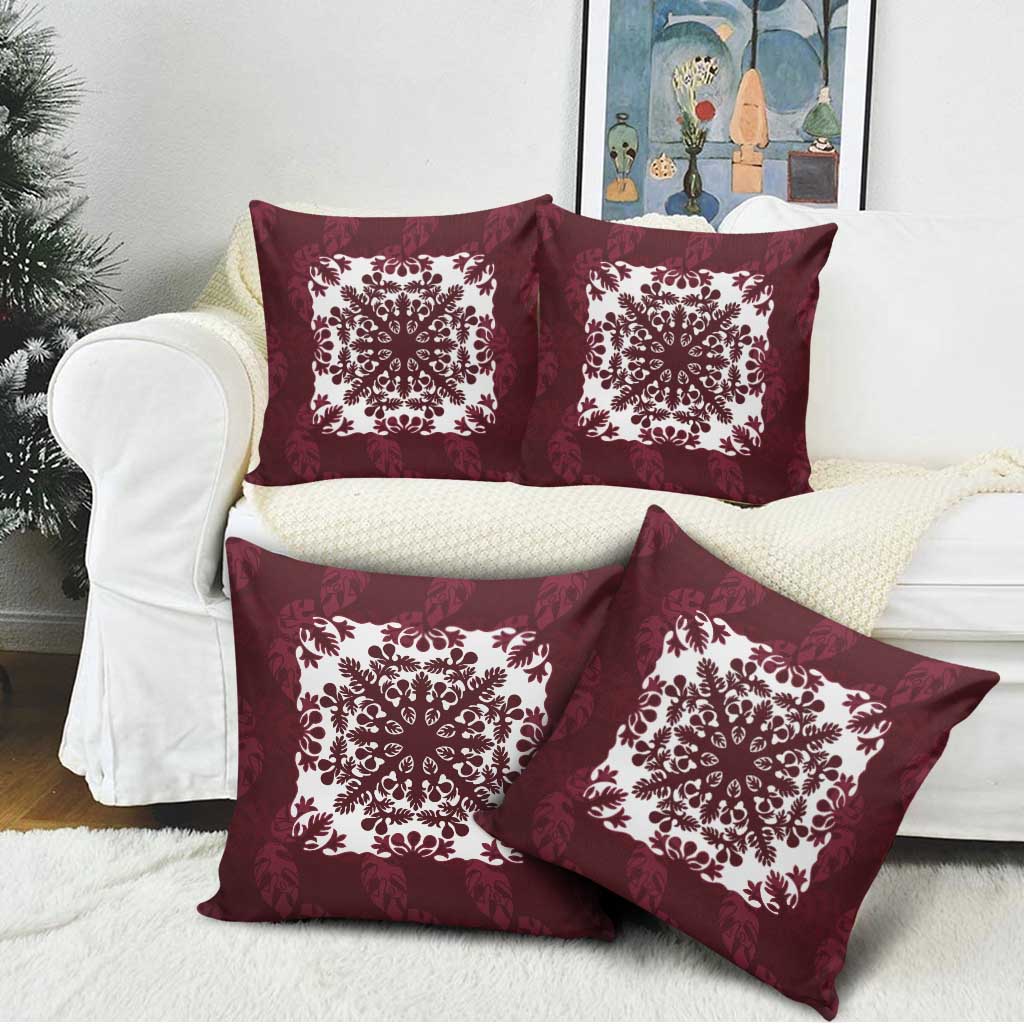 Palm Leaf Quilt Pattern Pillow Cover Hawaii Culture Floral LT9 - Polynesian Pride