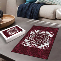 Palm Leaf Quilt Pattern Puzzle Hawaii Culture Floral LT9 - Polynesian Pride