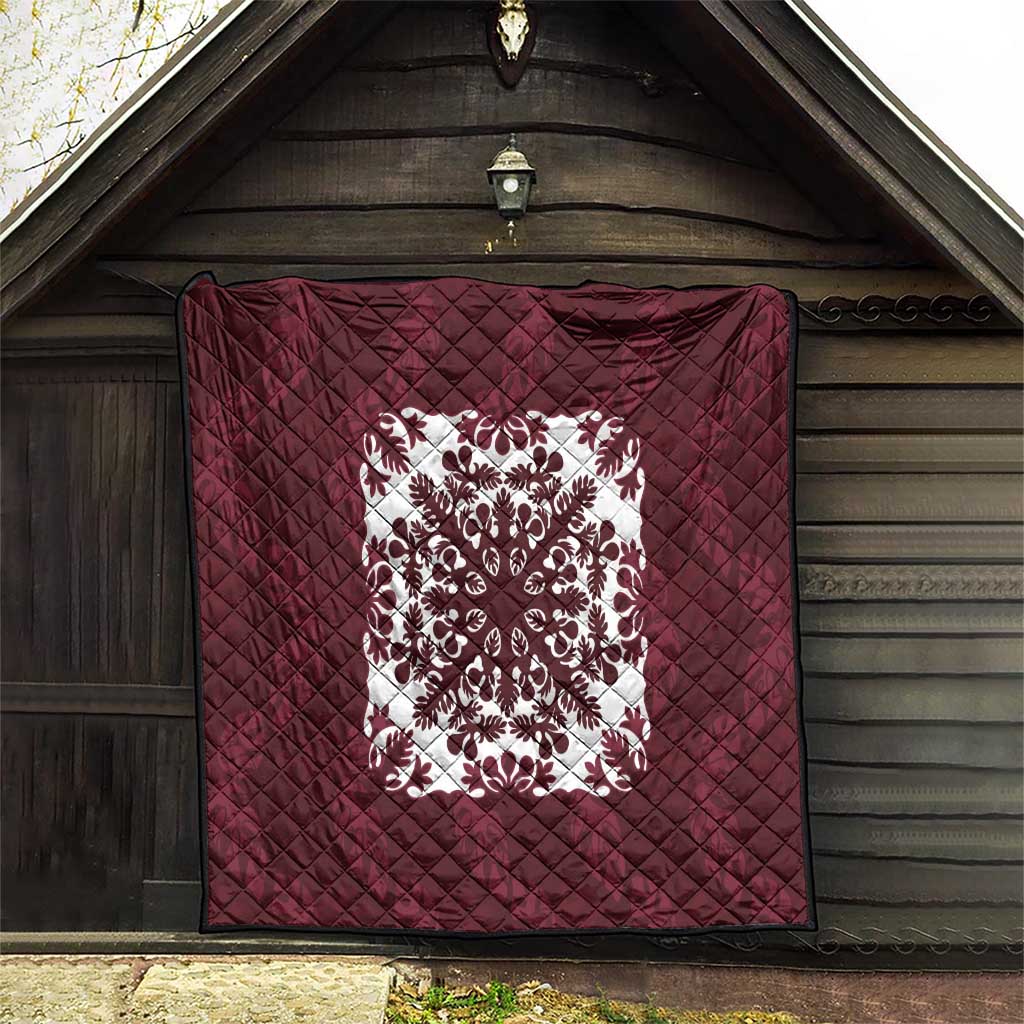 Palm Leaf Quilt Pattern Quilt Hawaii Culture Floral - Polynesian Pride