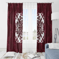 Palm Leaf Quilt Pattern Window Curtain Hawaii Culture Floral LT9 - Polynesian Pride