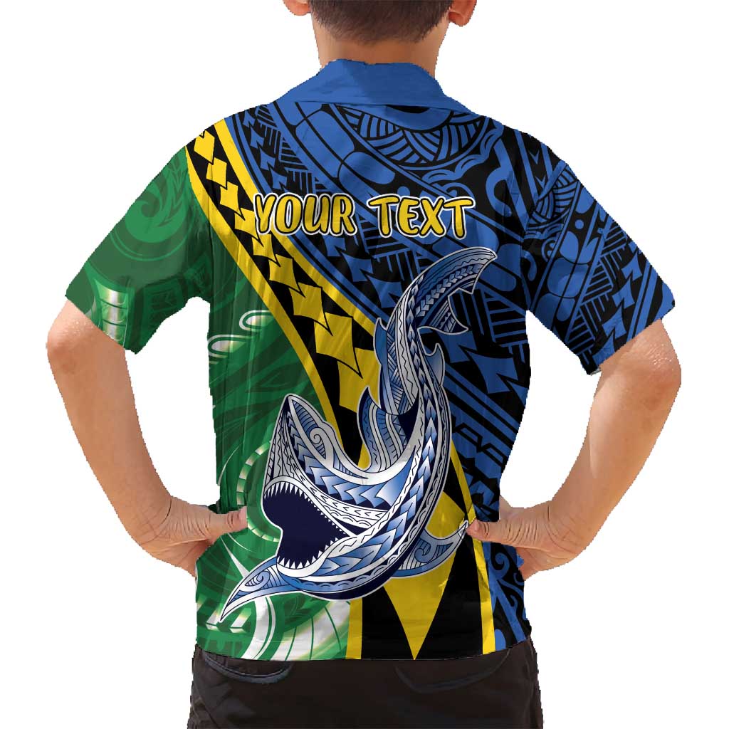 Personalised Crocodile and Shark Solomon Islands Family Matching Summer Maxi Dress and Hawaiian Shirt Polynesian Tribal Tattoo LT9 - Polynesian Pride