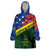 Personalised Solomon Islands Remembrance Day Wearable Blanket Hoodie We Will Remember Them with Camouflage Style