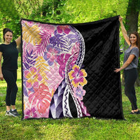 Aloha Vintage Hibiscus Lei Seamless Pattern Quilt LT9 - Polynesian Pride