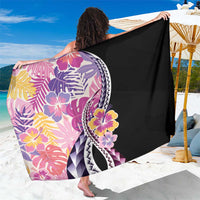 Aloha Vintage Hibiscus Lei Seamless Pattern Sarong LT9 One Size 44 x 66 inches Pink - Polynesian Pride