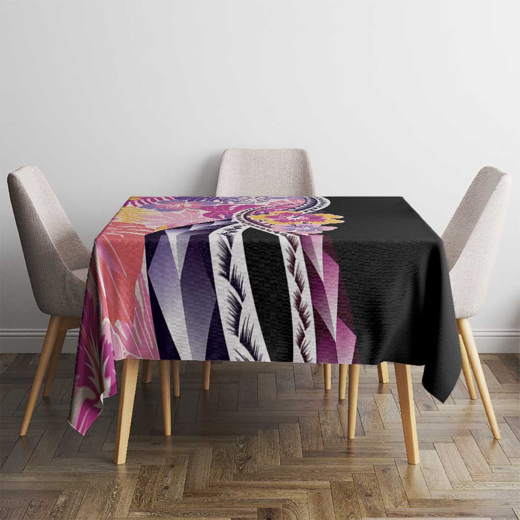 Aloha Vintage Hibiscus Lei Seamless Pattern Tablecloth LT9 - Polynesian Pride