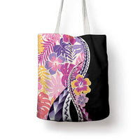 Aloha Vintage Hibiscus Lei Seamless Pattern Tote Bag - Polynesian Pride