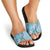 Aloha Vintage Palaka Floral Hawaiian Quilt Slide Sandals Uliuli Motif - Polynesian Pride