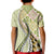 Aloha Vintage Palaka Floral Hawaiian Quilt Kid Polo Shirt Omaomao Motif - Polynesian Pride