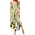 Aloha Vintage Palaka Floral Hawaiian Quilt Summer Maxi Dress Omaomao Motif - Polynesian Pride