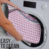 Aloha Vintage Palaka Floral Hawaiian Quilt Bathroom Set Akala Motif - Polynesian Pride