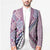 Aloha Vintage Palaka Floral Hawaiian Quilt Blazer Akala Motif - Polynesian Pride