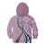 Aloha Vintage Palaka Floral Hawaiian Quilt Kid Hoodie Akala Motif - Polynesian Pride