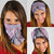 Aloha Vintage Palaka Floral Hawaiian Quilt Neck Gaiter Akala Motif - Polynesian Pride