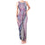 Aloha Vintage Palaka Floral Hawaiian Quilt Tank Maxi Dress Akala Motif - Polynesian Pride