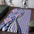 Aloha Vintage Palaka Floral Hawaiian Quilt Area Rug Poni Motif - Polynesian Pride