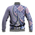 Aloha Vintage Palaka Floral Hawaiian Quilt Baseball Jacket Poni Motif - Polynesian Pride