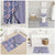 Aloha Vintage Palaka Floral Hawaiian Quilt Bathroom Set Poni Motif - Polynesian Pride
