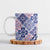 Aloha Vintage Palaka Floral Hawaiian Quilt Ceramic Mug Poni Motif - Polynesian Pride