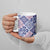 Aloha Vintage Palaka Floral Hawaiian Quilt Ceramic Mug Poni Motif - Polynesian Pride