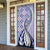 Aloha Vintage Palaka Floral Hawaiian Quilt Door Cover Poni Motif - Polynesian Pride