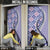 Aloha Vintage Palaka Floral Hawaiian Quilt Door Cover Poni Motif - Polynesian Pride