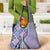 Aloha Vintage Palaka Floral Hawaiian Quilt Grocery Bag Poni Motif - Polynesian Pride