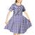 Aloha Vintage Palaka Floral Hawaiian Quilt Kid Short Sleeve Dress Poni Motif - Polynesian Pride