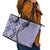 Aloha Vintage Palaka Floral Hawaiian Quilt Leather Tote Bag Poni Motif - Polynesian Pride