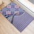 Aloha Vintage Palaka Floral Hawaiian Quilt Rubber Doormat Poni Motif - Polynesian Pride