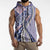Aloha Vintage Palaka Floral Hawaiian Quilt Sleeveless Hoodie Poni Motif - Polynesian Pride