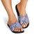 Aloha Vintage Palaka Floral Hawaiian Quilt Slide Sandals Poni Motif - Polynesian Pride